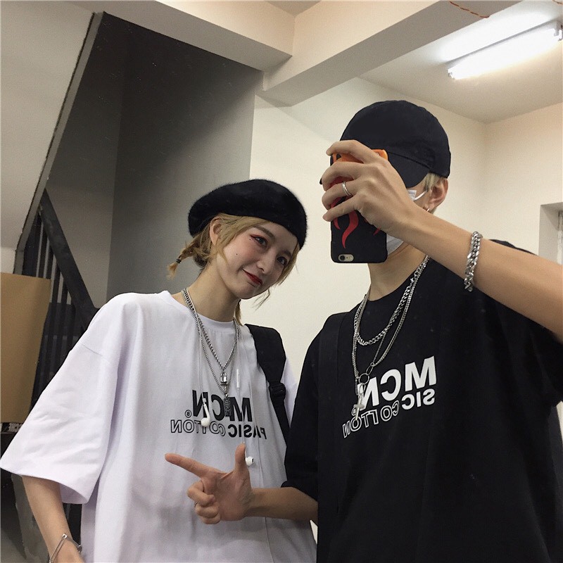 Áo thun tay lỡ CoolZ phông Unisex nam nữ Cotton oversize form rộng chữ MCN CZ038 | BigBuy360 - bigbuy360.vn