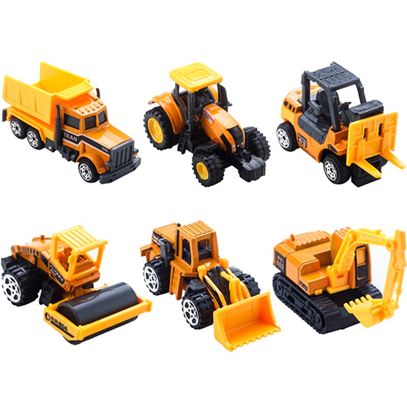Bộ Kit 6 Xe Công Trường Dream Toy Cho Bé US04668