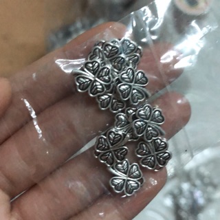 Mặt xi cỏ bốn lá may mắn - (5m) phụ kiện , nguyên liệu làm vòng handmade