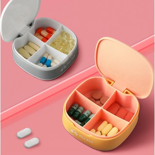 Hộp pill box mini 4 ngăn