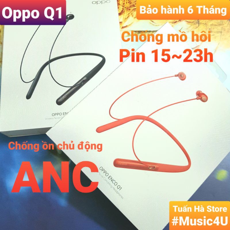 Tai nghe không dây OPPO Enco Q1, chống ồn chủ động, pin lâu, Bass siêu tốt Tuấn Hà Store
