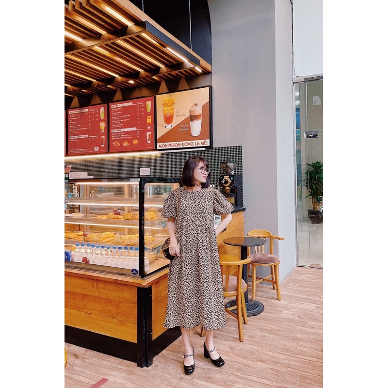 [Mã FATHANG5 giảm 10K đơn 50K] Đầm babydoll da báo | BigBuy360 - bigbuy360.vn