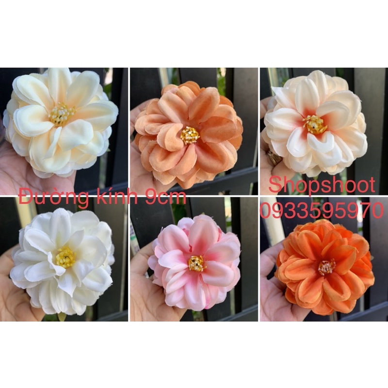 ĐẦU HOA VẢI dùng trang trí