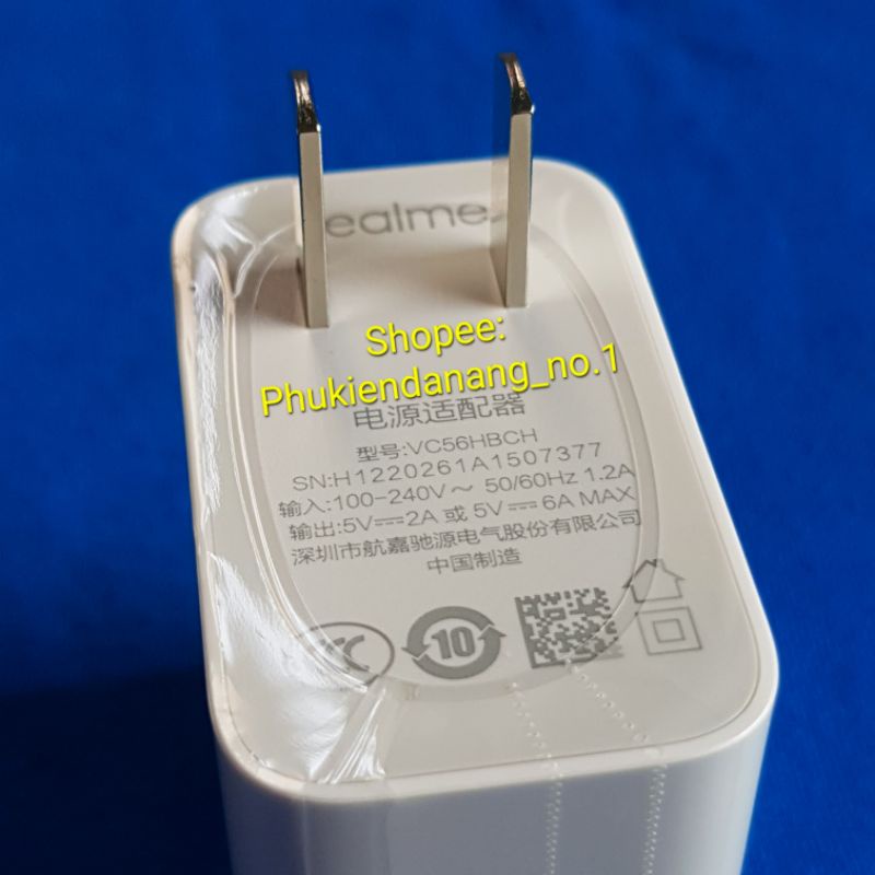 CỐC SẠC NHANH 30W REALME CÔNG NGHỆ DART  NEW SEAL.