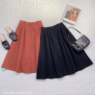 Chân Váy Lưng Chun Kaki_Nhienvintage AV89