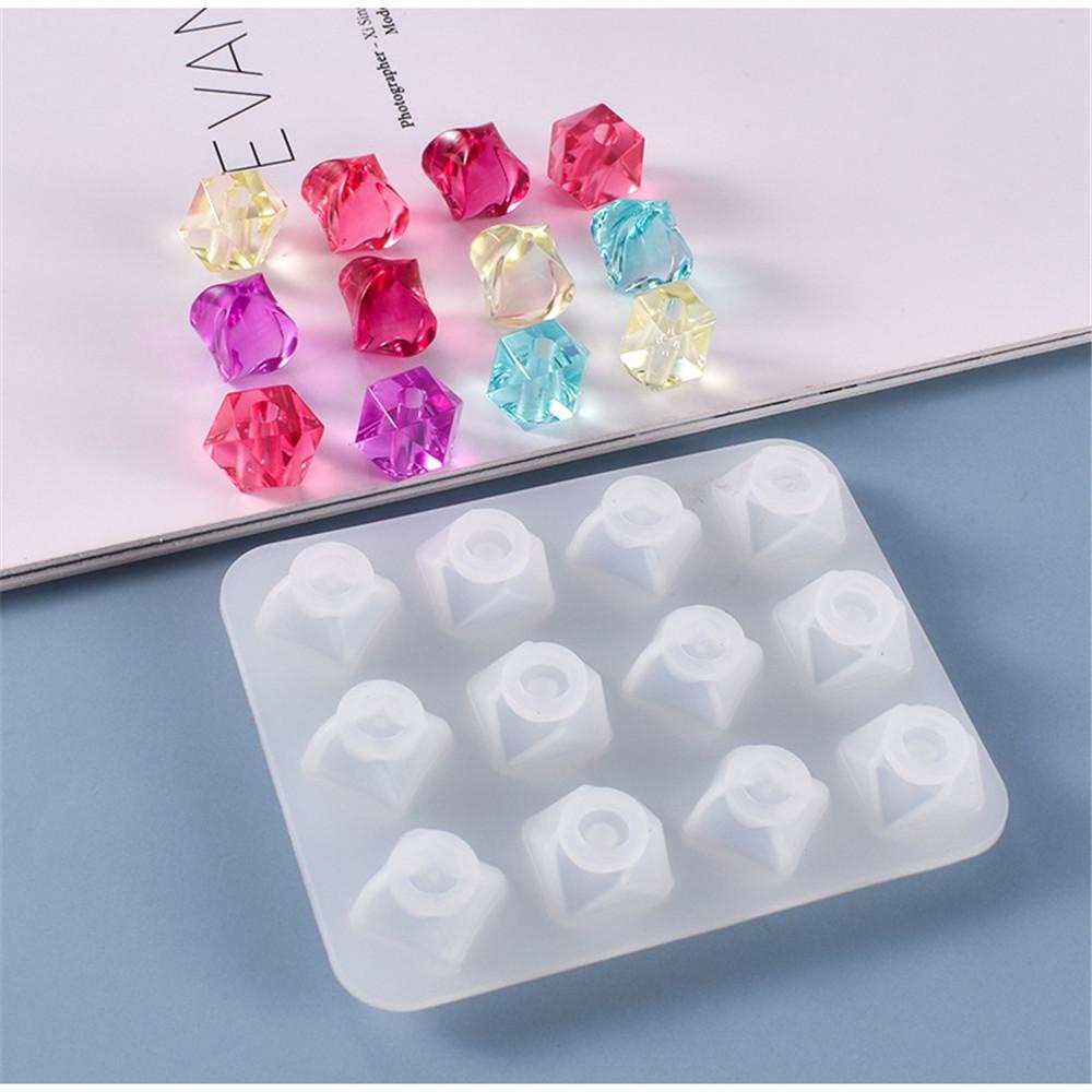 Khuôn Silicone Tạo Hình Hạt Cườm 3D Làm Trang Sức Diy