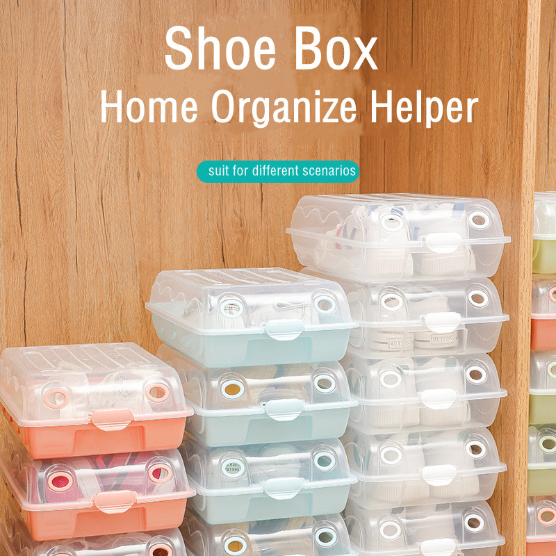 Hộp nhựa đựng giày trong suốt tiện dụng