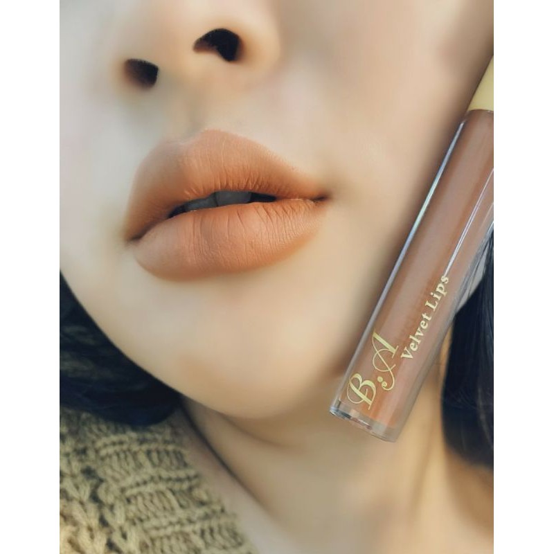 Son B.A Beauty Chính Hãng màu Nâu Tây(tặng hủ dưỡng môi thảo mộc Colagen) | BigBuy360 - bigbuy360.vn