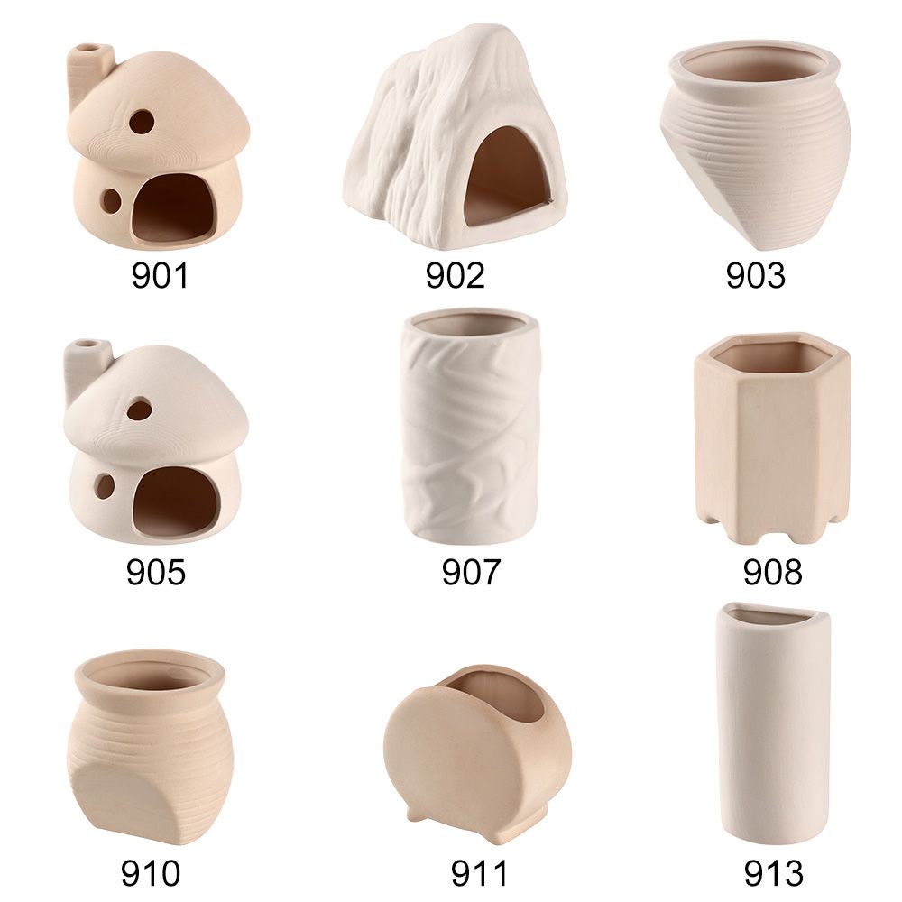 Bể cá cảnh bằng gốm tự nhiên hình dạng đặc biệt sáng tạo trang trí nhà cửa/ văn phòng