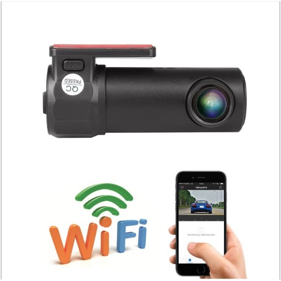 Camera hành trình xoay 360 độ - góc quay 170 độ điều khiển trực tiếp trên điện thoại