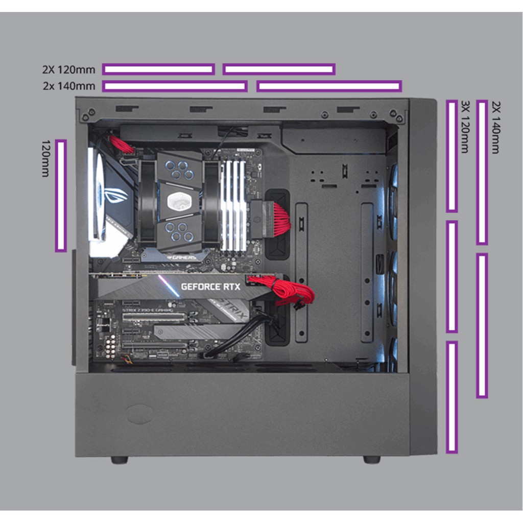 VỎ THÙNG CASE Cooler Master MasterBox NR600