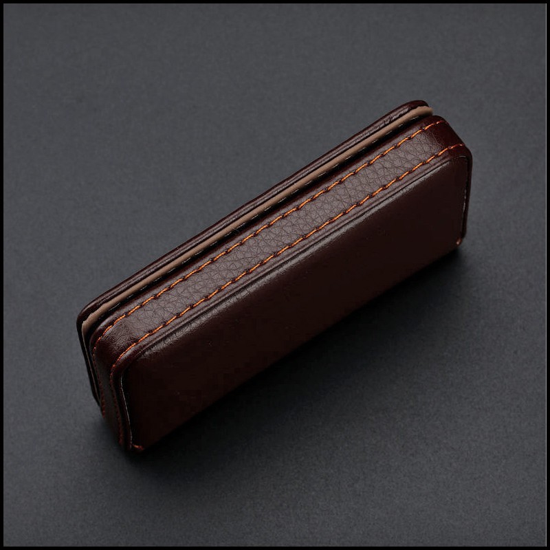 Ví Da PU Nam Châm Màu Nâu / Đen / Nâu / Cà Phê Đựng Danh Thiếp / Danh Thiếp Đa Ứng