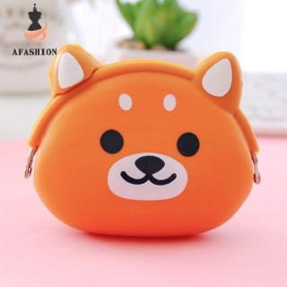 Ví Đựng Tiền Mini Bằng Silicon In Họa Tiết Xinh Xắn Dành Cho Nữ