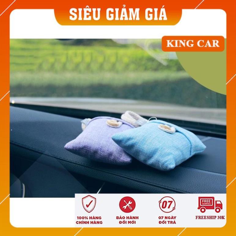 Túi than tre hoạt tính, túi than tre khử mùi dùng cho ô tô và phòng - Shop KingCar