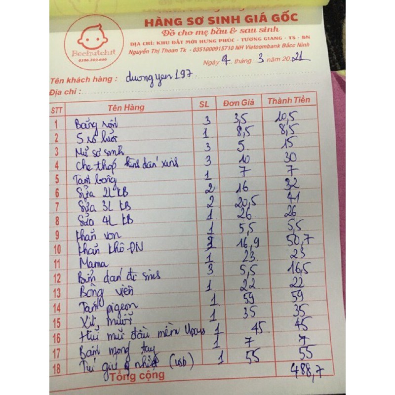 Combo đi sinh 4.3.21 (số 4)