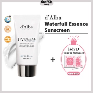 OnePick) Kem chống nắng tinh chất essence cấp ẩm chuyên sâu KEM CHỐNG NẮNG CẤP ẨM D'ALBA UV ESSENCE WATERFULL (SPF50 PA+++) [d’Alba Waterfull Essence Sunscreen 50ml]