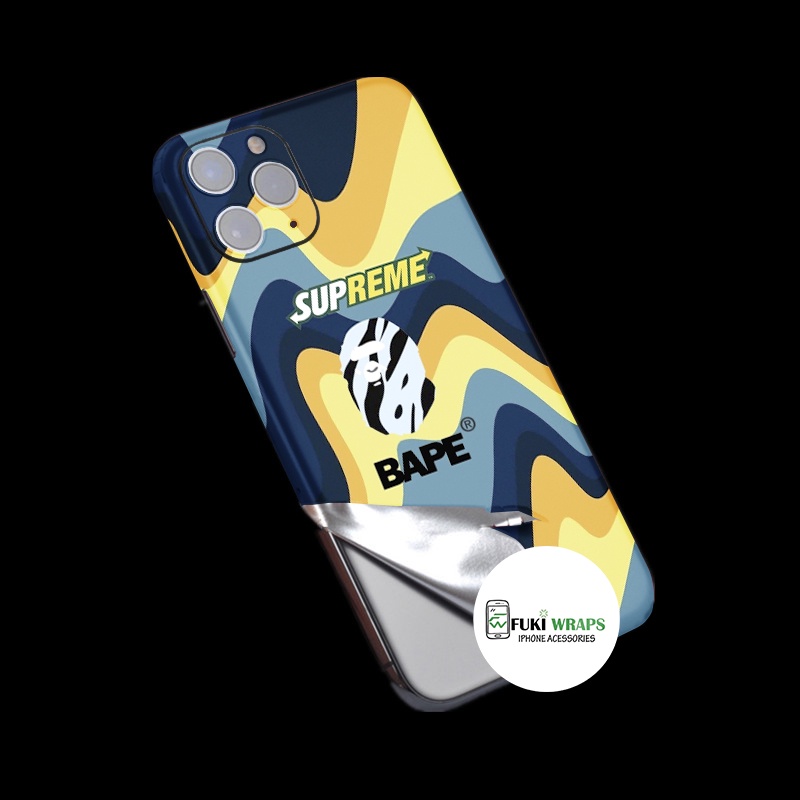 Tấm dán Skin Mặt Sau  FULL VIỀN Dành Cho 13prm , 12prm , 11prm , ip11 , xr , 6p , 7p , ip12 , ip13 - FukiShop