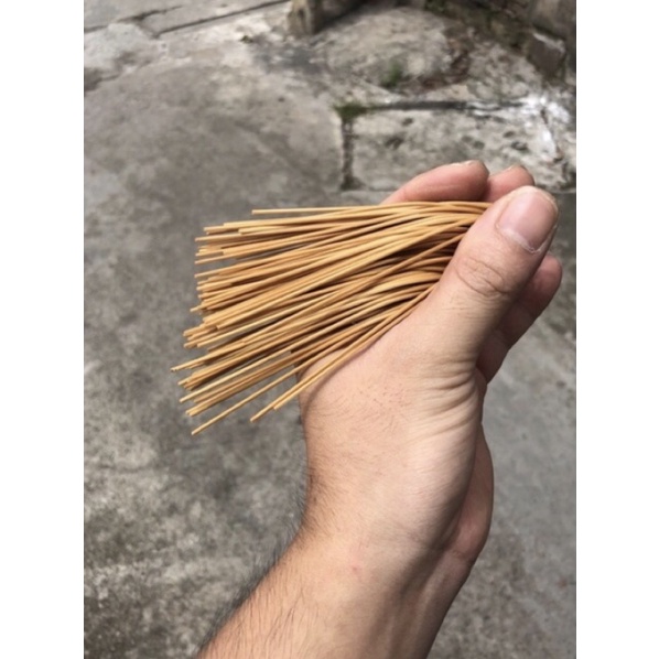 Sét 10 nan lồng khuyên, yến,uốn vai  sẵn, chất liệu trúc già đã sử lý