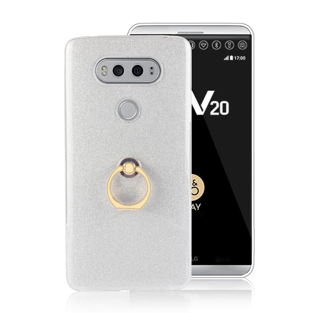 Ốp lưng TPU kèm vòng nhẫn đỡ điện thoại dùng cho LG V20