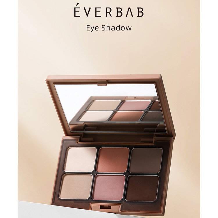 [Hot  sale ]-----everbab bảng phấn mắt 6 màu # 01 + phấn má hồng + bắt sáng + bảng phấn mắt | BigBuy360 - bigbuy360.vn
