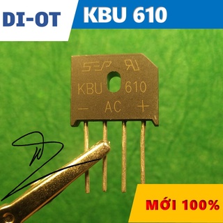 Diot kbu610 diode cầu mới 100% / 6a /1000v