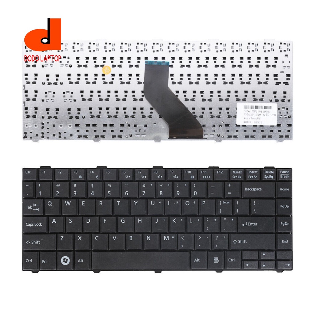 Bàn Phím Laptop Fujitsu Lifebook LH530 LH531, Keyboard Laptop