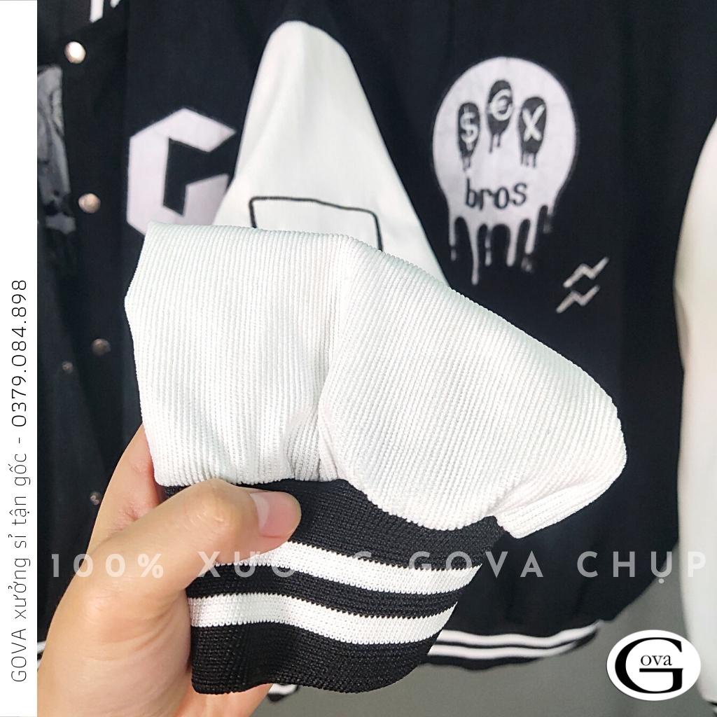 Áo Khoác Nhung Gân Tăm GONZ BROS Form Rộng Ulzzang, Áo Khoác Nhung Nam Nữ Cực Đẹp GOVA