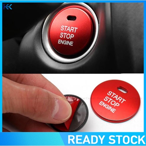 Ốp trang trí nút khởi động cho hầu hết xe Toyota, Mazda