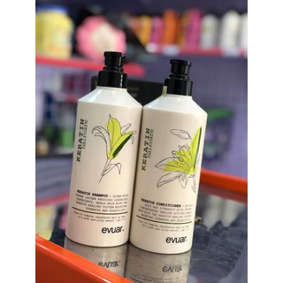 ( Đảm bảo chính hãng 100%) Dầu gội Keratin Evuar
