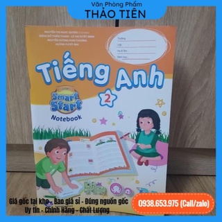 Vở học tiếng anh lớp 1 Smart Start (gồm: bài học + bài tập + notebook)  [VPP Thảo Tiên]