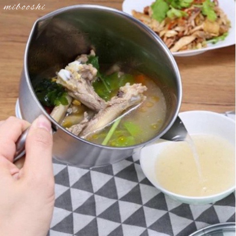 Ca Gạn Dầu Mỡ Tách Dầu Inox 304, Bình Lọc Dầu Mỡ, Âu Tô Gạn Mỡ, Loại Bỏ Chất Béo Trong Soup, Nước Dùng, Canh Lẩu ...