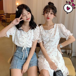 [ ORDER🌼] SET ĐỒ ĐÔI BẠN THÂN HOA NHÍ ULZZANG