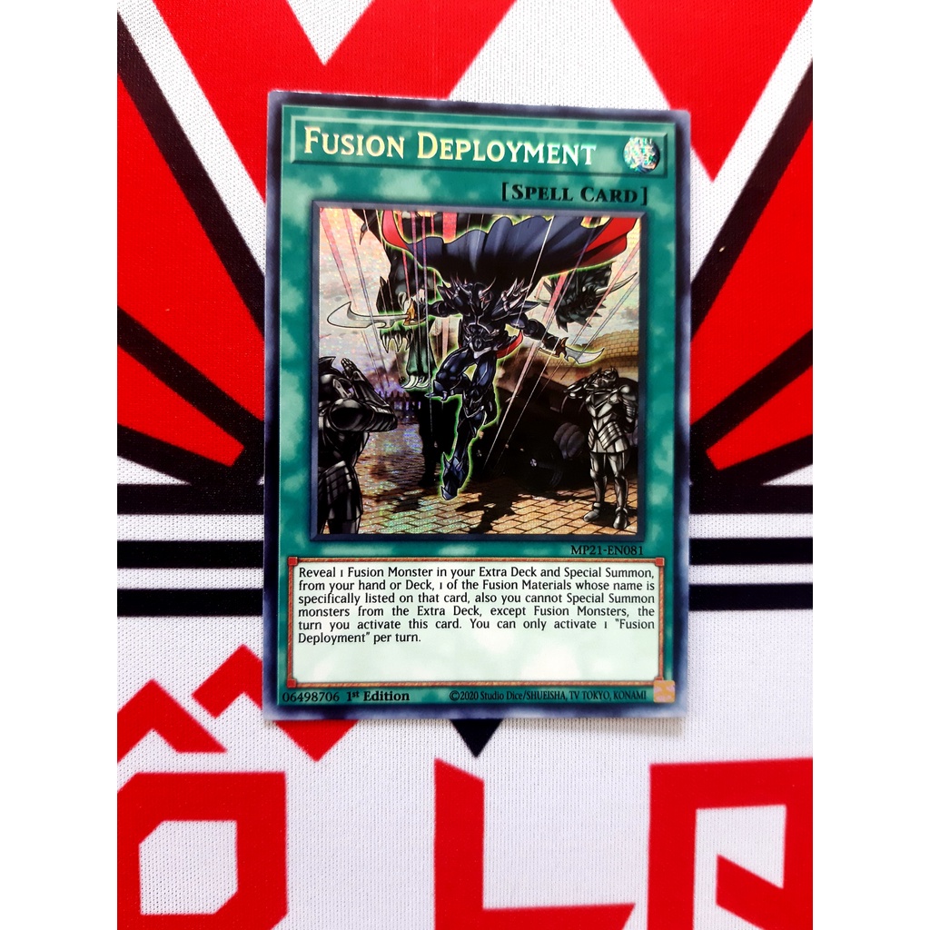 [ ĐỖ LẠC SHOP ] Thẻ Bài Yugioh Spell Fusion Deployment - MP21-EN081 - Prismatic Secret Rare 1st Edition