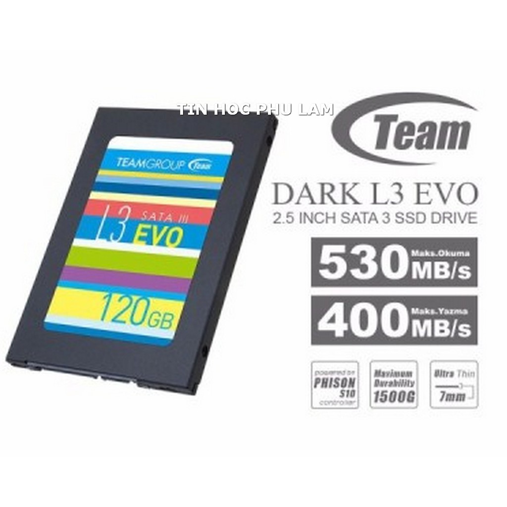 Ổ cứng ssd Team L3 Lite EVO 120gb - bảo hành 3 năm chính hãng | BigBuy360 - bigbuy360.vn