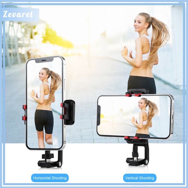 Kẹp Gắn Điện Thoại Zevaret Xoay 360 Độ Đa Chức Năng Dùng Để Chụp Hình Trên Điện Thoại