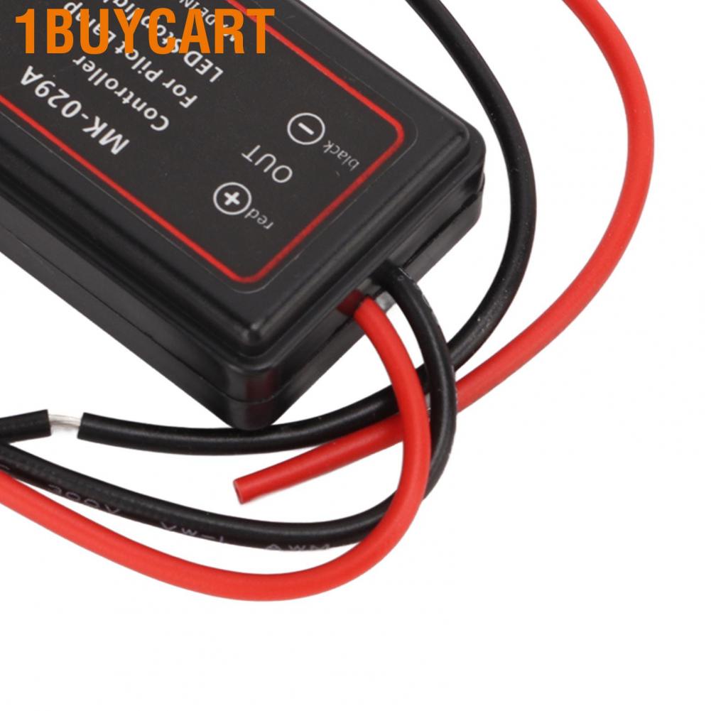 1buycart Car LED Marker Pilot Tail Light Controller IP65 Waterproof Red 18AWG for Cars SUVs Vans Trucks Trailers