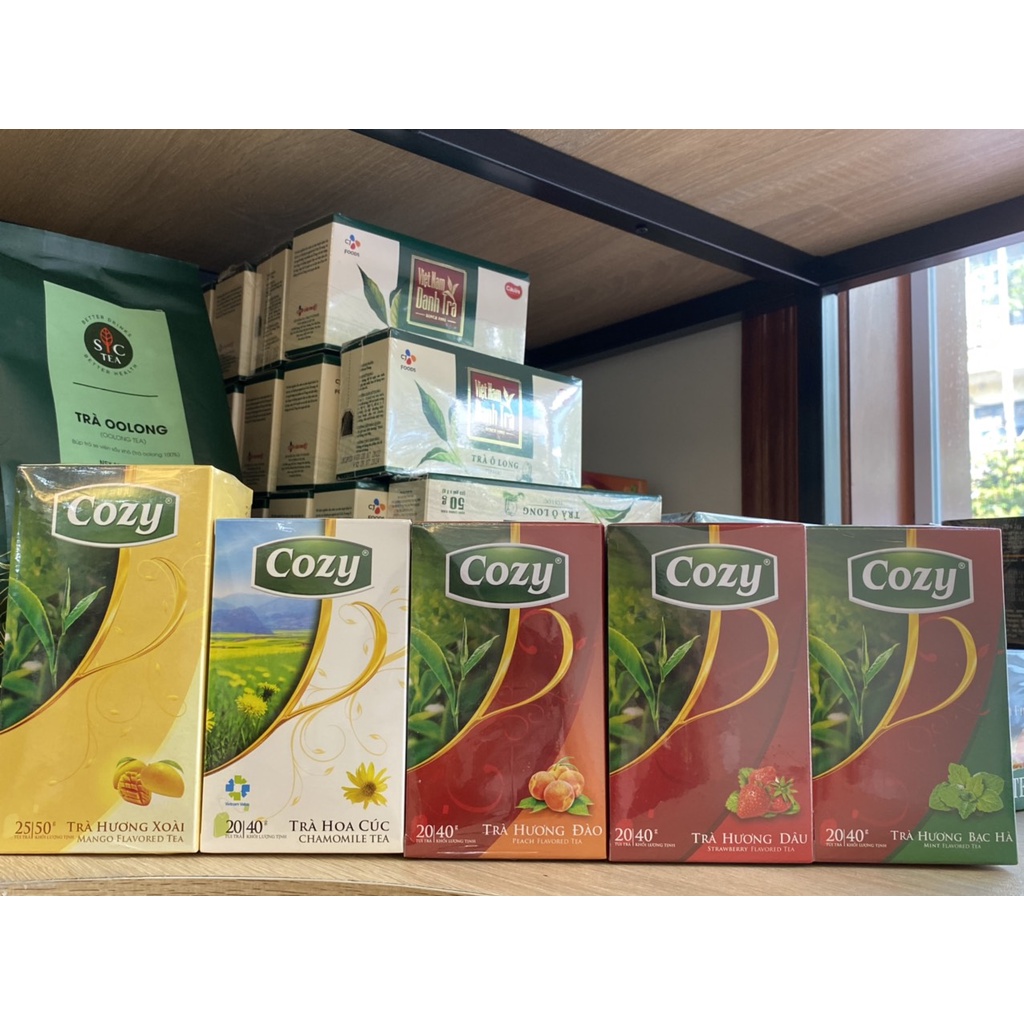 Trà Cozy Đào/ Dâu/ Bạc Hà/ Cúc