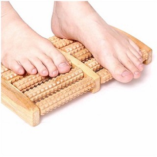 Bàn Lăn Massage Chân Bằng Gỗ