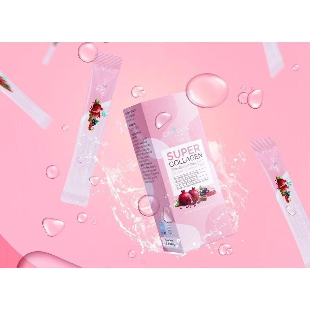Set 7 Thanh Tặng 1 Thạch Lựu Super Collagen Doyoung Thạch Bổ Sung Collagen Chống Lão Hóa