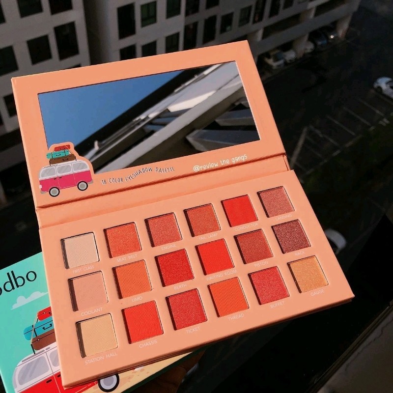 Bảng phấn mắt Odbo Sundown 18 Color Eyeshadow Palette New tone 2