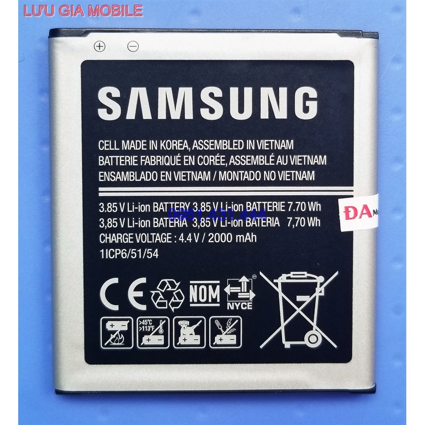 Pin Samsung Galaxy J2 2015 chính hãng | Galaxy J200 |Galaxy G360 G361