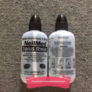 Bình rửa mũi Neilmed 240ml, bình tách set, cam kết chuẩn nội địa, chuẩn chính hãng