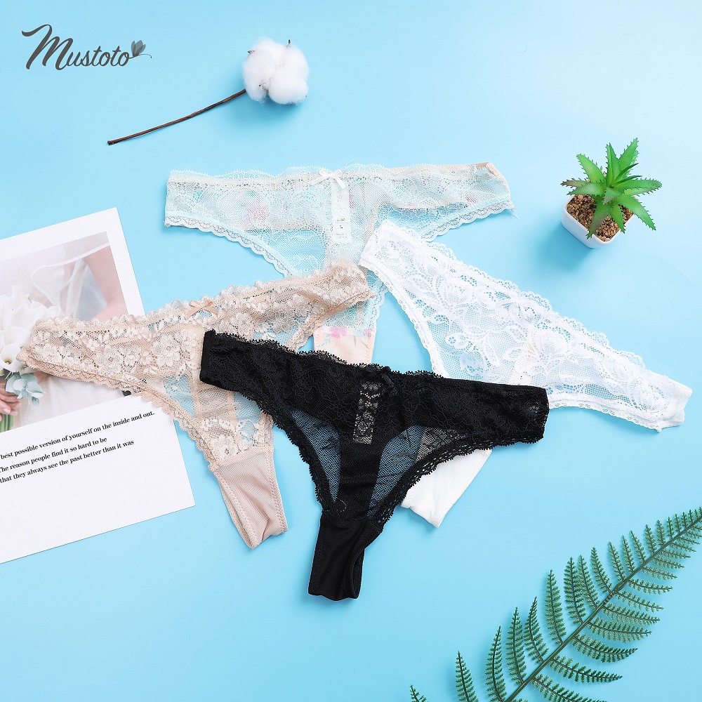 Quần Lót Nữ Lọt Khe Thong Ren Lưng Thấp Foxglove (Mustoto MQ05)