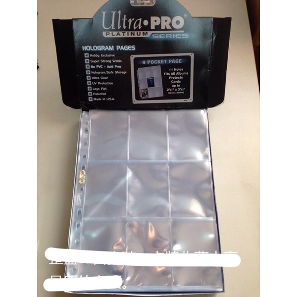 Sheet A4 Ultra Pro Platinum series cho binder 3 còng trang album trong suốt đựng card ảnh thẻ