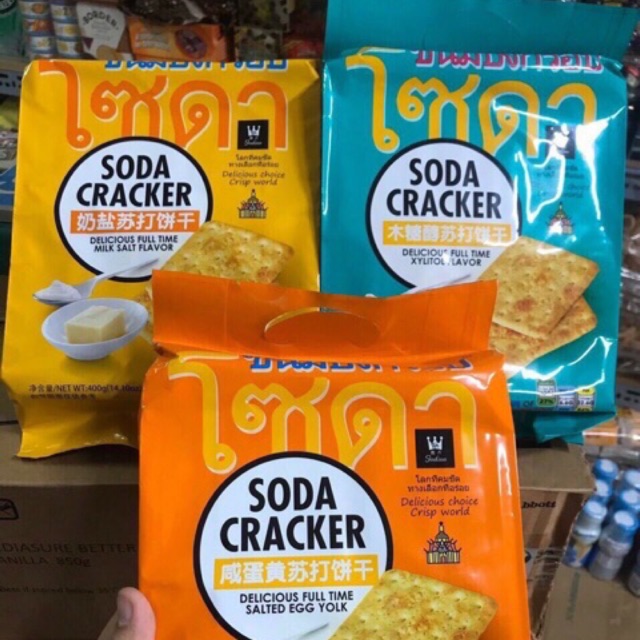 Bánh Quy Soda Cracker Thái Lan 400g