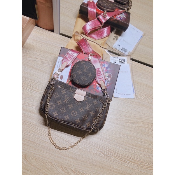 Túi Xách Set 3 món chi tiết lv  đeo chéo qc không box❣️Freeship❣️