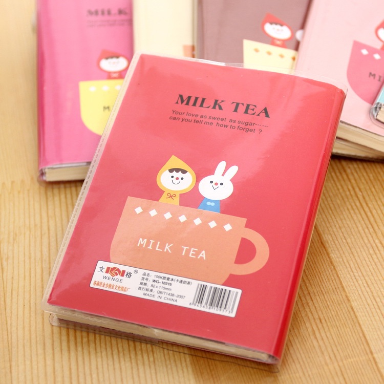 Sổ tay mini MILK TEA độc đáo - Số tay học sinh 140 trang CREAMY ST14001