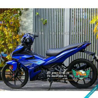Tem rời exciter 150 mx king 2019 xe xanh