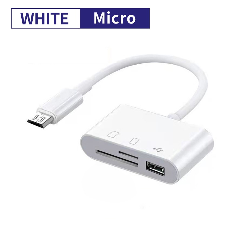 Đầu Đọc Thẻ Nhớ OTG USB 3 Trong 1