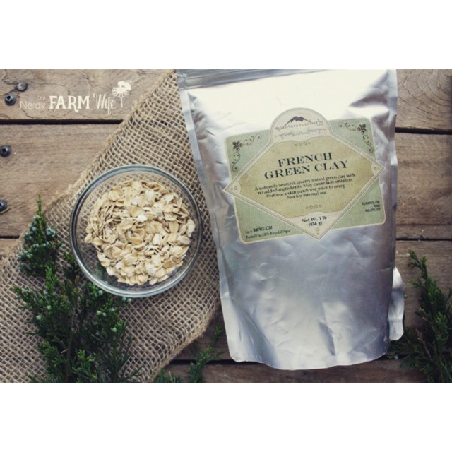 Bột đất sét xanh pháp - French Green Clay